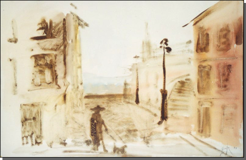 Mexikaner
Aquarell1994
51x73 cm