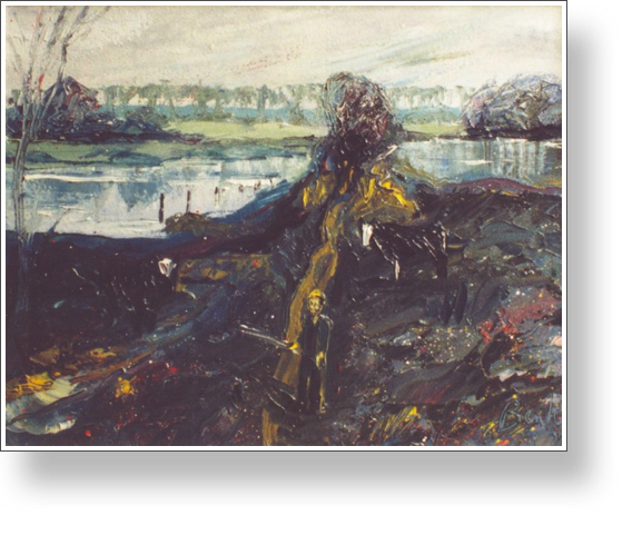 Am-Kanal2
Öl/Leinwand
50 x 70 cm, 1996 Am-Kanal2
Öl/Leinwand
50 x 70 cm, 1996