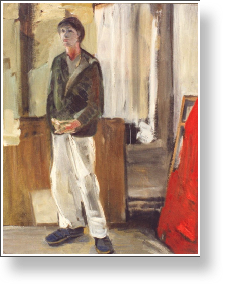 Junger Mann1986
Öl auf Leinwand
80 x 100 cm Junger Mann1986
Öl auf Leinwand
80 x 100 cm