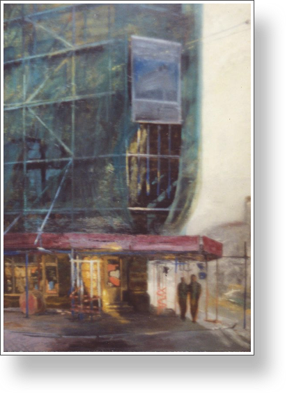 Oranienburger Straße
Öl/Leinwand
140 x 100 cm, 1994 Oranienburger Straße
Öl/Leinwand
140 x 100 cm, 1994