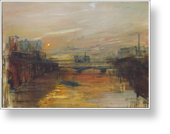 Jannowitzbrücke
Öl/Leinwand,
100 x 140 cm, 1991 Jannowitzbrücke
Öl/Leinwand,
100 x 140 cm, 1991